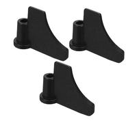 NOLITOY 3 Pièces Palette de Machine à Acier Inoxydable Lame de Pétrissage Antiadhésive Accessoire de Remplacement Facile à Installer pour Batteur
