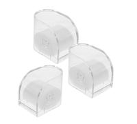 NOLITOY 3 Pièces Regarder Un Rack D'affichage Malette Rangement Présentoir à Bijoux Transparent