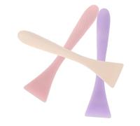 NOLITOY 3 Pièces Silicone Facial Mask Applicator Brush Set Precise Soft Facial Brush For Sensitive Skin Multipurpose Jelly Spatula For Mud And Mask Application