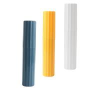 NOLITOY 3 Pièces Support De Brosse à Dents Dentifrice Mini Brosses à Dents Bougie Chauffe-Plat Distributeur Titulaires Brosse à Dents Électrique Étui à Brosse à Dents Portable