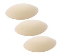 NOLITOY 3 Pièces support de chapeau base de chapeau chapeaux dames matériaux des casquette cap hat base de fascinateur de chapeau bricolage base ronde en tissu Beige