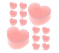 NOLITOY 30 Pièces Bouchons D'oreilles en Silicone, Bouchons Oreilles Cœur Rose, Anti-bruit et Étanches, pour Dormir, Nager, Voyager en Avion, Garçon et Filles et Adultes