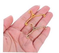 NOLITOY 30 Pièces Cintre en Rétro Cintres Miniatures Choses Miniatures pour Maison De Poupée Accessoire -Robe De Poupée Mini Porte Vêtements Mini