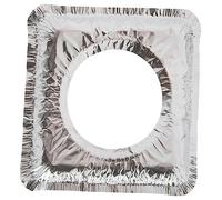 NOLITOY 30 pièces Lot de Protèges Plaques Cuisinière Aluminium Résistants Chaleur et Huile Couvre Plaque Gaz Réutilisable Protège Surface Table de Cuisson Carré Accessoires Cuisine