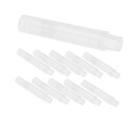 NOLITOY 30 Pièces Transparent Chalk Holder Clips Portable Water Soluble Plastic Chalk Sleeve For Teachers Classroom And Outdoor Use