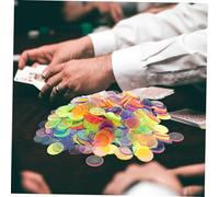 NOLITOY 300 pièces Jetons de Bingo Petits et Transparents pour Comptage Enseignement des Mathématiques Jeux de Société et Fête Accessoires Ludiques pour Garçon Fille