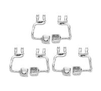 NOLITOY 3paires Support De Plaquette Nasale Métal Fixation à Visser Accessoires De Remplacement Pour Lunettes De Soleil Lot De Antidérapant