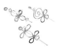 NOLITOY 3pièces Épingles à Cheveux Alliage pour Mariées Épingles à Cheveux Orientales et Viking Vintage Métal pour Femmes