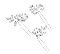 NOLITOY 3pièces Épingles à Cheveux Pour Mariée Accessoires Élégants Pour Cérémonies Et Soirées Tête Ornamental Chic