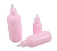 NOLITOY 3pièces Flacons De Voyage Plastique Transparent De Tubes Vides Pour Lotion Shampooing Et Soins Peau Bouteilles Compressibles Rechargeables Pour Cosmétiques Et Liquide