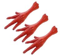 NOLITOY 3pièces Pattes de Poulet Artificielles Modèle Réaliste pour Présentation Culinaire Accessoire de Décoration pour Cuisine et Événements