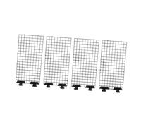NOLITOY 4 Ensembles Aquarium Séparateurs Plastique avec Clips Grille Filtrante pour Réservoir Cloisons de Séparation Faciles à Installer pour Protection et Filtration du Fond