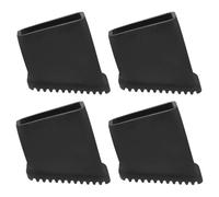 NOLITOY 4 Pièces Accessoires pour Échelle Pliable 4 Pcs Patins Antidérapants en Plastique Noir 2X4 CM Coussins pour Échelle d'Escalier Protection Pieds Antidérapante Usage Intérieur