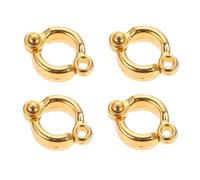 NOLITOY 4 pièces Anneaux de Jambe Acier Inoxydable pour Perroquet Bagues Pied Légères et Réutilisables Confortables et Faciles à Mettre pour Entraînement Vol et Identification