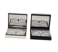 NOLITOY 4 Pièces Boîte de lentille de Contact Case de Lunettes en Affaire des lentilles de Contact Case de Stockage d'objectif ok Contacter Plastique