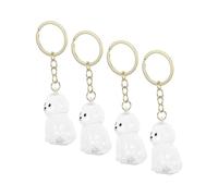 NOLITOY 4 Pièces Boîte Transparente pour Poils Danimaux Porte Clés Urne Souvenir pour Chien et Chat Conteneur Commémoratif Visible pour Poils de Chien et Chat