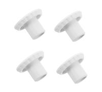 NOLITOY 4 Pièces Bouchon de vidange congélateur Trou de Drainage Plus congélateur à bornes à vis Bouchons à vis réfrigérateur abfssrohr stopfen abfssstopfen Plastique Blanche