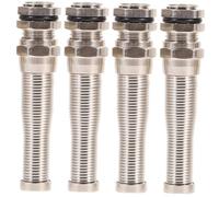 NOLITOY 4 pièces Connecteur Étanche Laiton Lot de Câble Réglable pour Équipements Électriques Extérieurs Éclairage LED et Boîtiers de Jonction