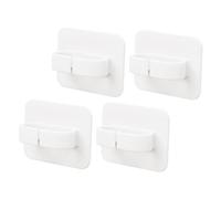 NOLITOY 4 pièces Crochets Muraux Ronds Multifonctions pour Rangement Spray Bouteilles et Accessoires Salle de Bain Cuisine sans Perçage Résistants et