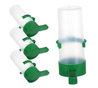 NOLITOY 4 pièces Distributeur Eau Automatique pour Oiseaux Grand Format Abreuvoir Compact Débordement pour Cages Adapté Aux Perroquets Calopsittes et Petits Oiseaux Usage Intérieur et