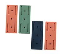 NOLITOY 4 pièces Fixateur Prise Mural Auto Adhésif Support Organisateur Câbles pour Multiprises Montage sans Perçage sur Surface Gain de Place pour Bureau et Maison Couleur Aléatoire