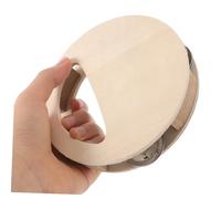 NOLITOY 4 Pièces Kit Diy Jouets Bois Non Peint pour Garçon Fille Hochet Tambour Montessori Développement Sensoriel Peinture et Création Garçon Fille