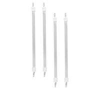 NOLITOY 4 Pièces Lot de 4 Éléments Chauffants à Tube de Quartz Infrarouge 23 Cm, Tiges Chauffantes en Céramique pour Radiateur D'appoint, Pièces de Rechange Efficaces et Solide pour