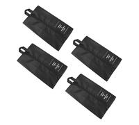 NOLITOY 4 pièces Lot de Chaussures de Voyage Imperméables Polyester avec Fermeture Éclair Pochettes Pliables pour Rangement Valise Organisateur Léger pour Camping et Randonnée