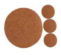 NOLITOY 4 pièces Lot de Tapis Nidification Pigeon Fibre Végétale Naturelle Coussin et Respirant pour Nid Oiseau Protection Confortable pour Œufs et Élevage