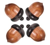 NOLITOY 4 pièces Pendentifs Gland Lisses pour Bijoux DIY Charms Artisanat pour Collier Bracelet Boucle Oreille Accessoires Créatifs Élégants