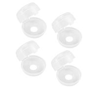 NOLITOY 4 pièces Protection Boutons Cuisinière Plastique Couvre Sécurité Gaz Anti-accident Garçon Fille Protège Boutons Four et Plaques Facile Installation pour Cuisine