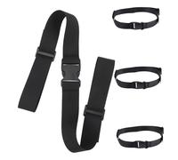 NOLITOY 4 Pièces Sangles pour Chaise Haute Garçon Fille Harnais de Sécurité Réglable Points Ceinture de Protection Anti-chute pour Siège Repas Garçon Fille Compatible Transat Haut