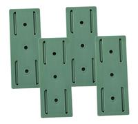 NOLITOY 4 pièces Support Mural pour Multiprise Auto-adhésif Fixation sans Perçage pour Bureau et Maison Organiseur Polyvalent pour Prises Télécommande et Routeur Rangement Espace Optimisé