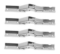 NOLITOY 4 Pièces Support Pliant pour Étagère Robuste Acier Charnières Cachées Silencieuses Installation Facile avec Tournevis Compatible Armoires et Meubles Polyvalents Lot