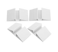 NOLITOY 4 pièces Supports de Renforcement Triangle pour Barrière Garçon Fille Plastique Stable Accessoires Sécurité Clôture Compatible Portails Garçon Fille et Chien Installation Facile