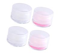 NOLITOY 4 pièces Tampons Manucure Silicone Transparent Outil Simple de Transfert Art Ongles Accessoires Nail Stamping Multifonctions pour Décoration French Manucure à Usage Professionnel
