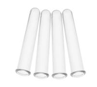NOLITOY 4 pièces Tubes à Fleurs Hydroponiques PC Transparent pour Arrangement Floral et Décoration Vases à Observation Claire pour Propagation de Plantes et Stockage de Bonbons