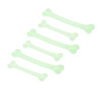 NOLITOY 48 Pièces Décoration osseuse lumineuse dirigé chaudron halloween décor accessoires squelette os en plastique pour la fête d'halloween os en plastique de fête d'halloween Vert clair
