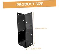 NOLITOY 4ensemble Équerre pour Jardinières Fixation Meubles Étagères Angle Robuste Montage Facile Capacité De Charge Stable