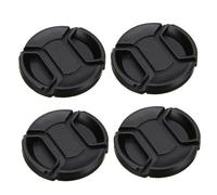 NOLITOY 4Pcs Protecteurs d'Objectifs pour Appareil Photo à Clip Central Cache-Objectif Compact Joint Étanche Protection la Poussière Chocs pour Objectifs 55 MM Usage Quotidien