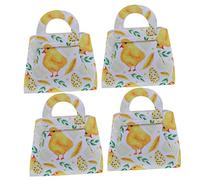NOLITOY 4pièces De Pâques Pour Bonbons De Fête Décoratifs Avec Motifs De Lapin Et Carotte Pour Douceurs Et Petites Surprises