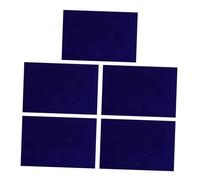 NOLITOY 5 feuilles Feutrine Autocollante Épaisse Doublure Auto-adhésive pour Boîtes à Bijoux et Meubles Coussin de Protection DIY Bleu Foncé