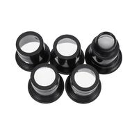 NOLITOY 5 pièces Kit de Loupes Portables Outils de Réparation Montre Légers et Compacts pour Bijouterie Inspection Bijoux Timbres Monnaie