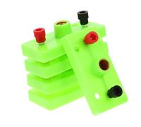 NOLITOY 5 pièces Kit Expérimentation Électromagnétique pour Collège Boîte Électrique Active avec Buzzer Équipement Pratique pour Cours de Physique