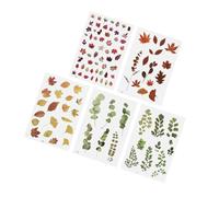 NOLITOY 5 pièces Lot de Autocollants Remplisseurs Décoratifs Fleurs pour DIY Matériaux de Remplissage Époxy pour Créations Artisanales Stickers Fleurs Légers et Faciles à Utiliser