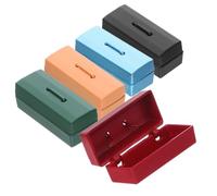 NOLITOY 5 Pièces Miniature Tool Box Model for Dollhouse Mini House Accessories Compact Metal Toolbox with Lifelike Design and Practical Storage