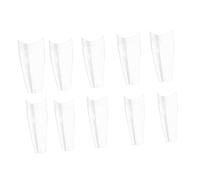 NOLITOY 500 Pièces De Polisseurs D'Ongles Français De Type T Faux Vrais Pinceaux Français Pour Ongles Faux Ongles Français Gel De Construction Fait À La Main Pour Ongles Presse