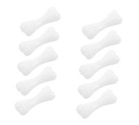 NOLITOY 500 Pièces Mini Ossements Blancs Plastique Résistants Accessoires Décoratifs Halloween et Cosplay Décorations de Fête Jouets de Rôle et Props de Scène