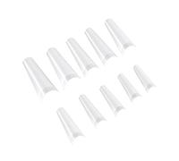 NOLITOY 500pièces Faux Ongles Manicure Transparent Accessoires De Pratique Pour Nail Art Et Palette De