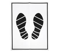 NOLITOY 50pièces Tapis De Jetables Papier Pratique pour Véhicules Tapis De Sol Pliables pour Voitures Utilisation à Domicile École Hôtel Bureau Et Restaurant